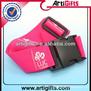 Pink color fashion adjustable luggage belt